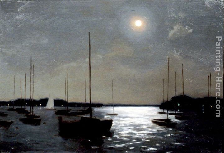 Steven J Levin Moonlight Sail